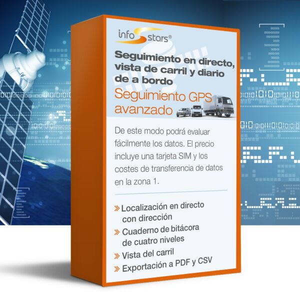 Localizador GPS con batería estándar LTE (GL521) y paquete de software avanzado de seguimiento