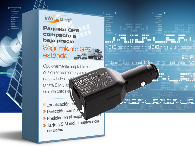 Localizador GPS Plug & Play (FMP100) y paquete de software estándar GPS de rastreo