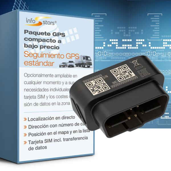 Seguimiento GPS Plug & Play (FMB020) con paquete estándar de libro de registro de viajes para la Agencia Tributaria
