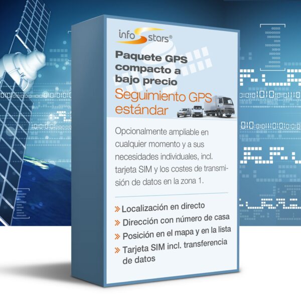 Paquete estándar de Seguimiento GPS con batería LTE GL521 y paquete estándar de seguimiento de software