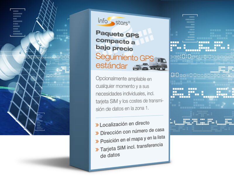 Paquete estándar de Seguimiento GPS con batería LTE GL521 y paquete estándar de seguimiento de software