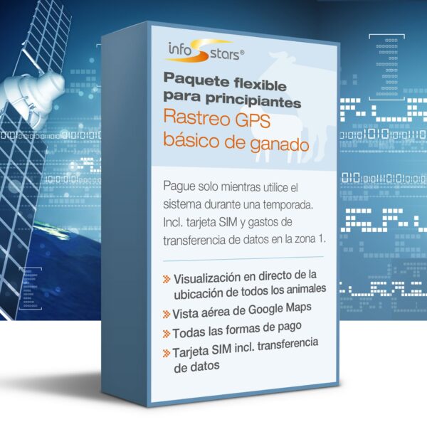 Paquete de software de reactivación básica para localizador GPS de ubicación de animales