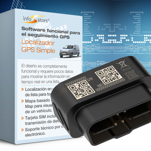 Rastreador GPS Plug & Play (FMB020) con paquete de seguimiento GPS Simple