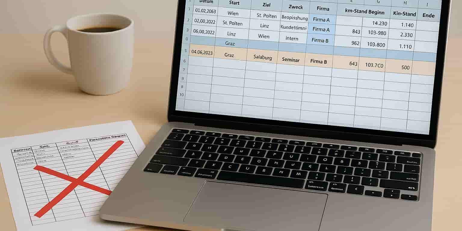 Fahrtenbuch für mehrere Firmen