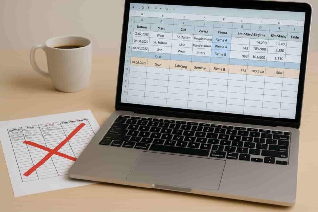 Fahrtenbuch für mehrere Firmen