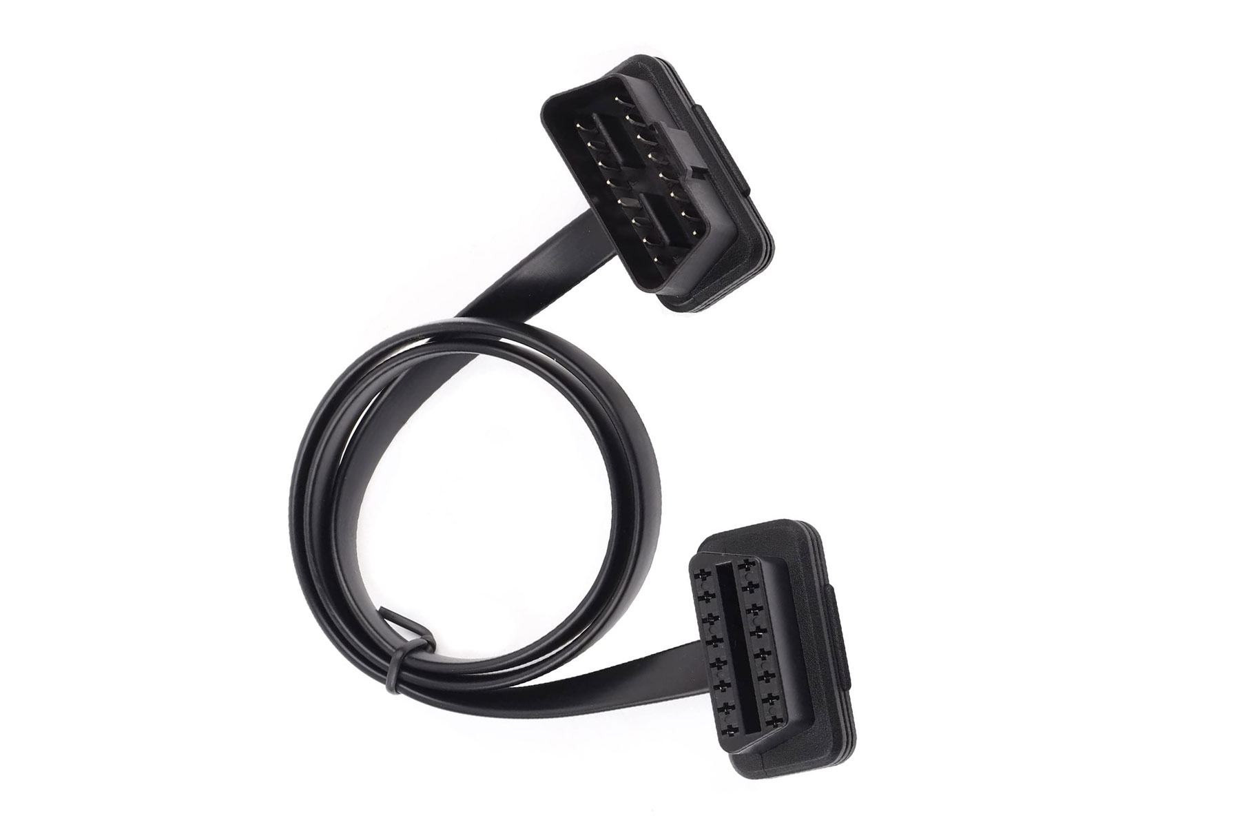 OBD2 Verlängerungskabel 9 pin mit Flachstecker 1m - GPS Infostars