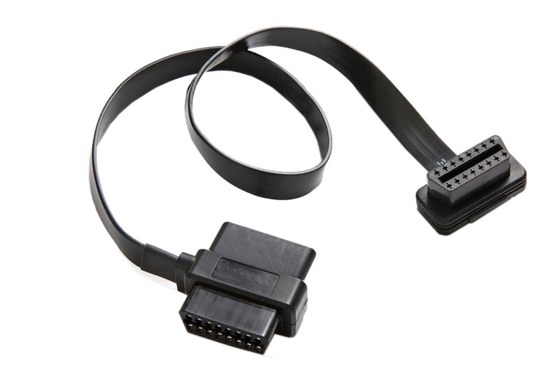 OBD2 Verlängerungskabel zum Teilen mit 2 Anschlüssen 30cm, 16 pin