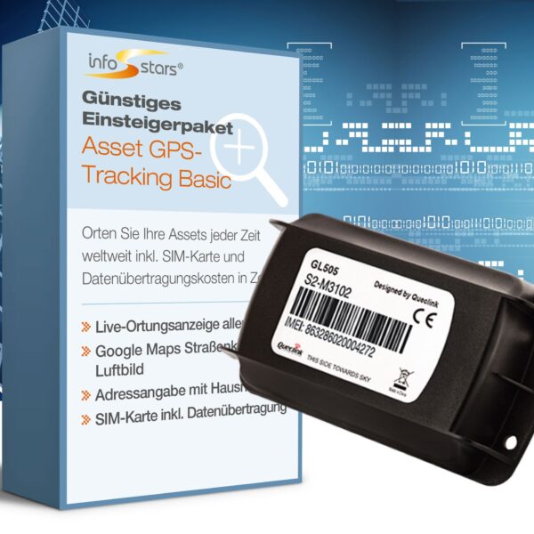 GPS-Tracker Battery Standard (GL505) & Softwarepaket Asset Tracking Basic Bundle