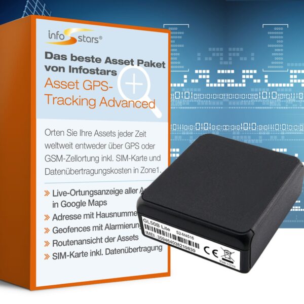 GPS-Tracker Battery Light (GL50b) & Softwarepaket Asset Tracking Advanced Bundle