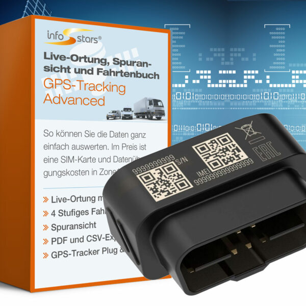 GPS-Tracker Plug & Play (FMB020) mit GPS-Tracking Advanced Bundle