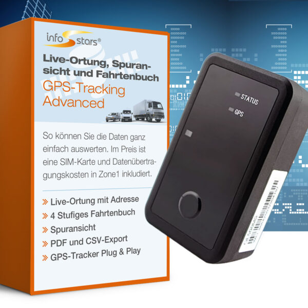 GPS-Tracker Akku Standard LTE (GL521) & Softwarepaket Tracking Advanced Paket