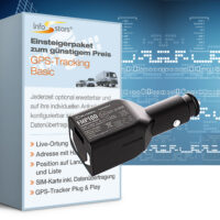 GPS-Tracker Cigarette Lighter (FMP100) with GPS-Tracking Basic Bundle