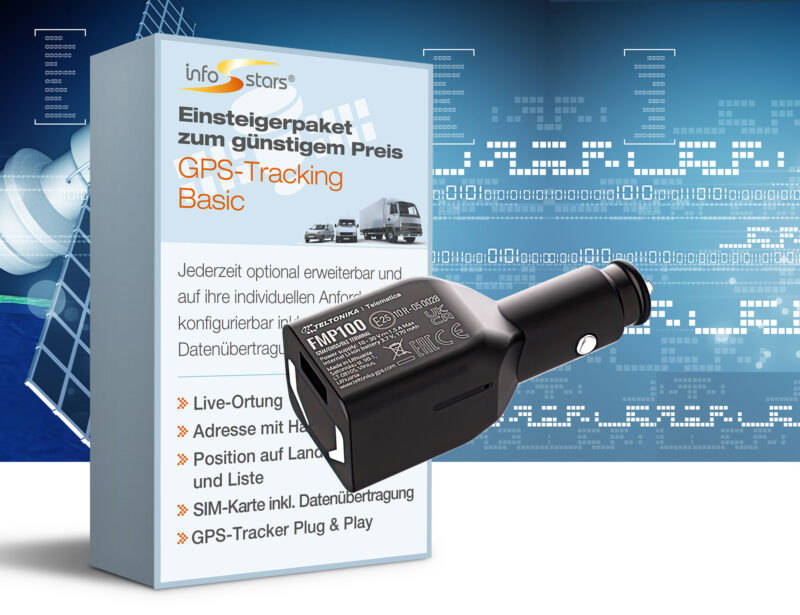 GPS-Tracker Plug & Play (FMP100) mit GPS-Tracking Basic Bundle