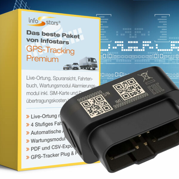 GPS-Tracker Plug & Play (FMB020) mit GPS-Tracking Premium Bundle