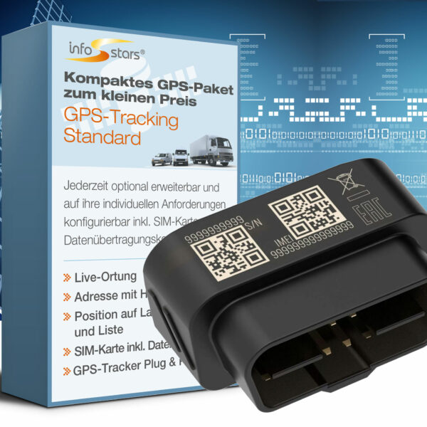 GPS-Tracker Plug & Play (FMB020) mit GPS-Tracking Standard Bundle