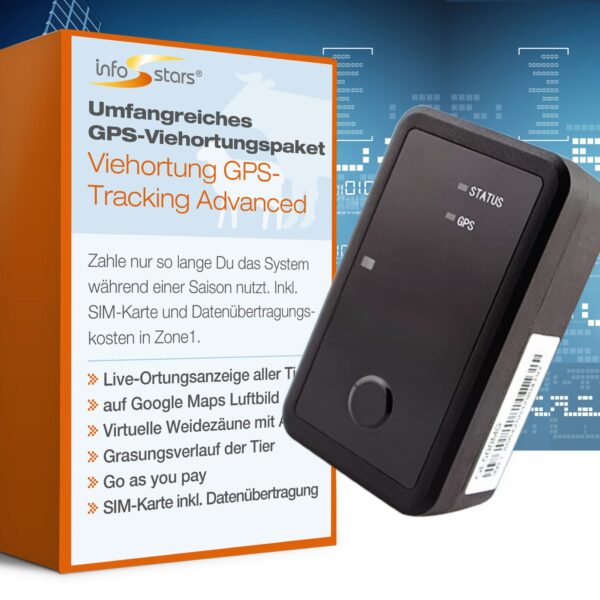 GPS-Tracker Akku Standard LTE (GL521) & GPS-Tracking Viehortung Advanced Paket