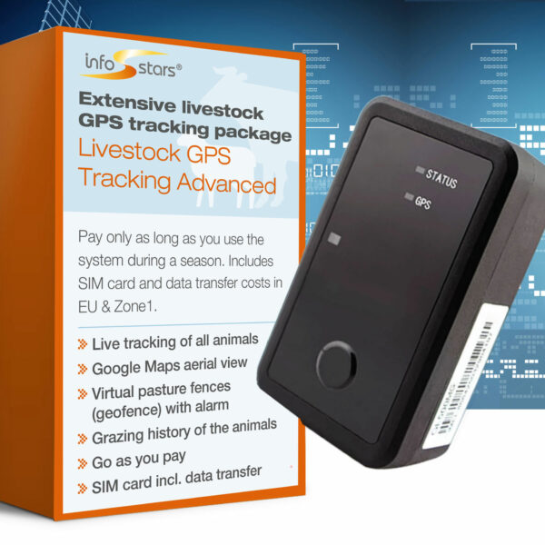 GPS Tracker Rechargeable Battery Standard LTE (GL521) & GPS Tracking Livestock Tracking Advanced Bundle