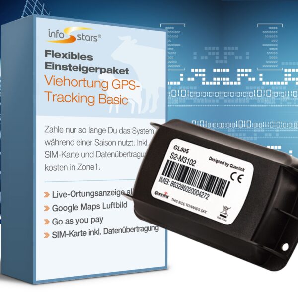 GPS-Tracker Battery Standard (GL505) & GPS-Tracking Viehortung Basic Bundle